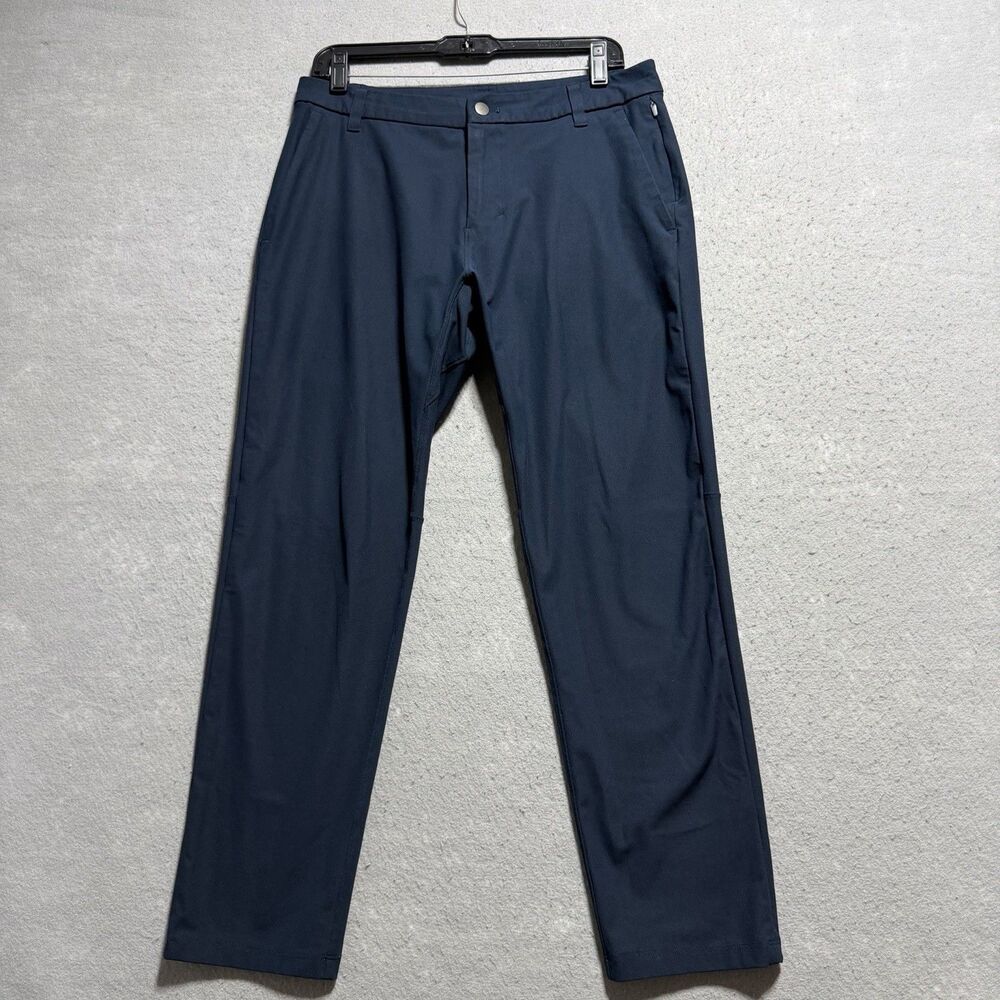 Lululemon Pants Mens 31 Blue Commission Classic Stretch Performance Golf Casual